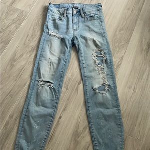 American eagle super stretch jeans!